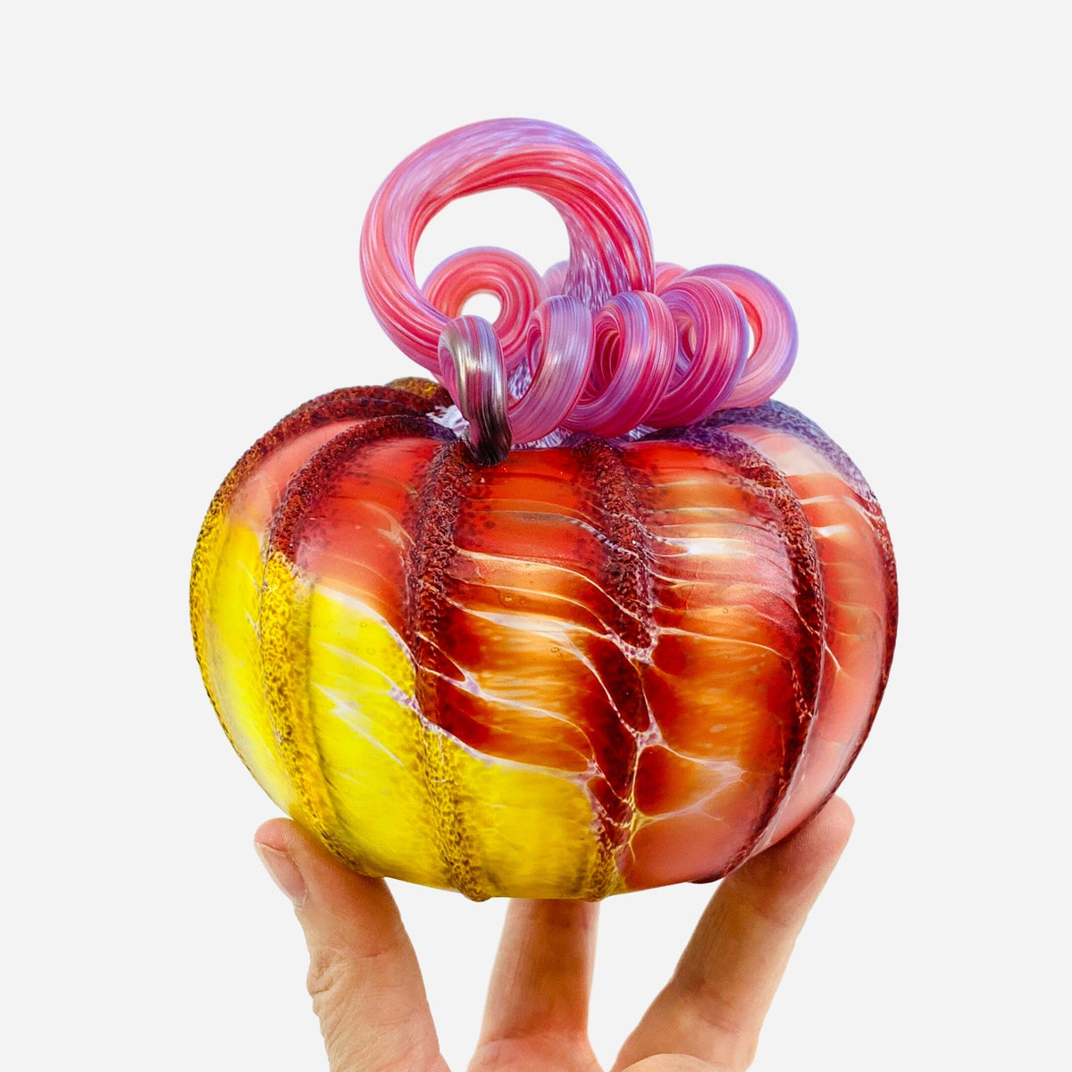 Daily Pumpkin 480 Matte Squat Gabby Luke Adams Glass Blowing Studio 