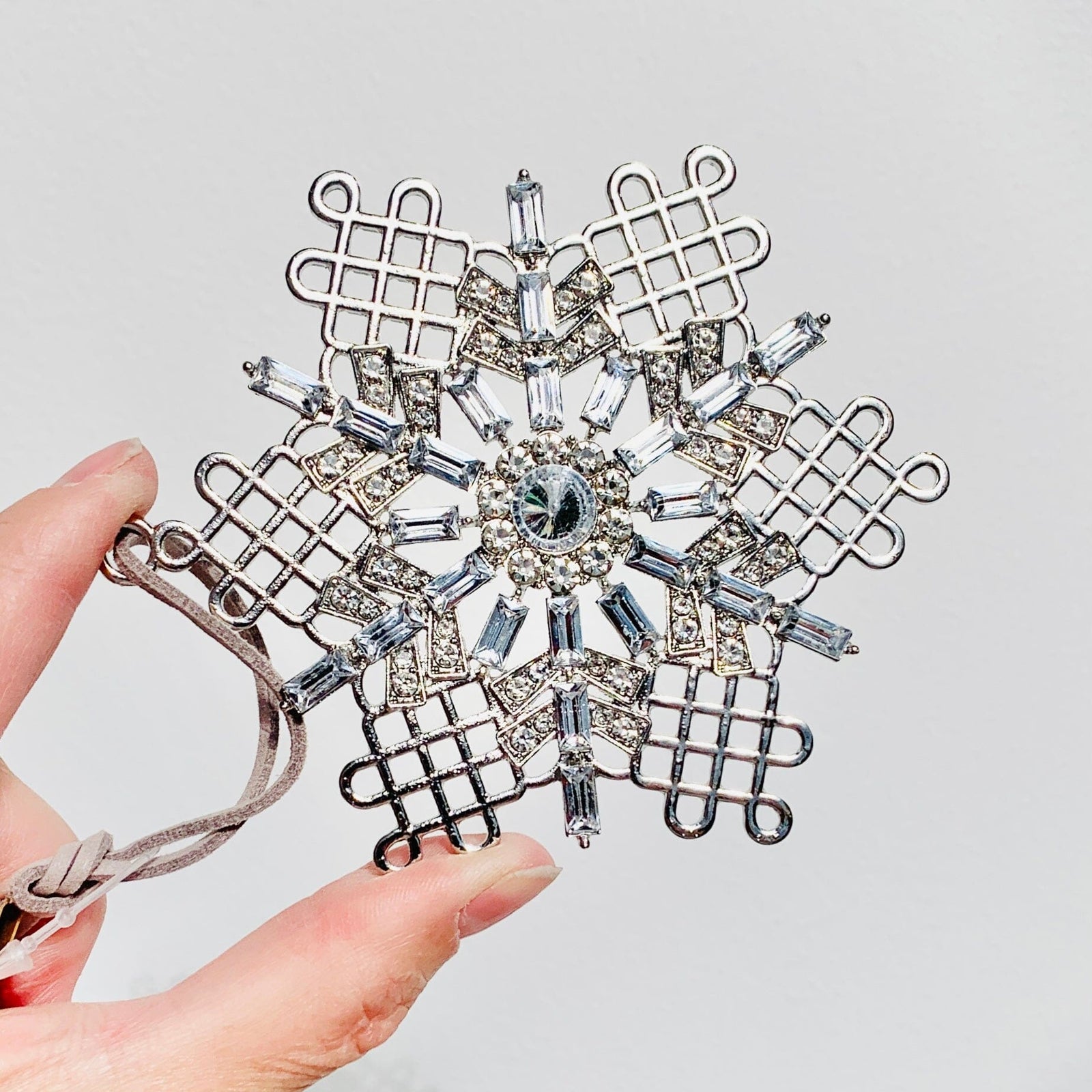 Snowflake Crystal Ornament 7 Oak Street 