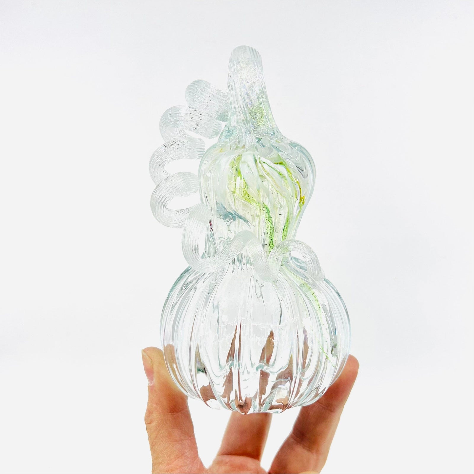 Daily Pumpkin 1618 Holiday Mini Gourd Gabby Luke Adams Glass Blowing Studio 