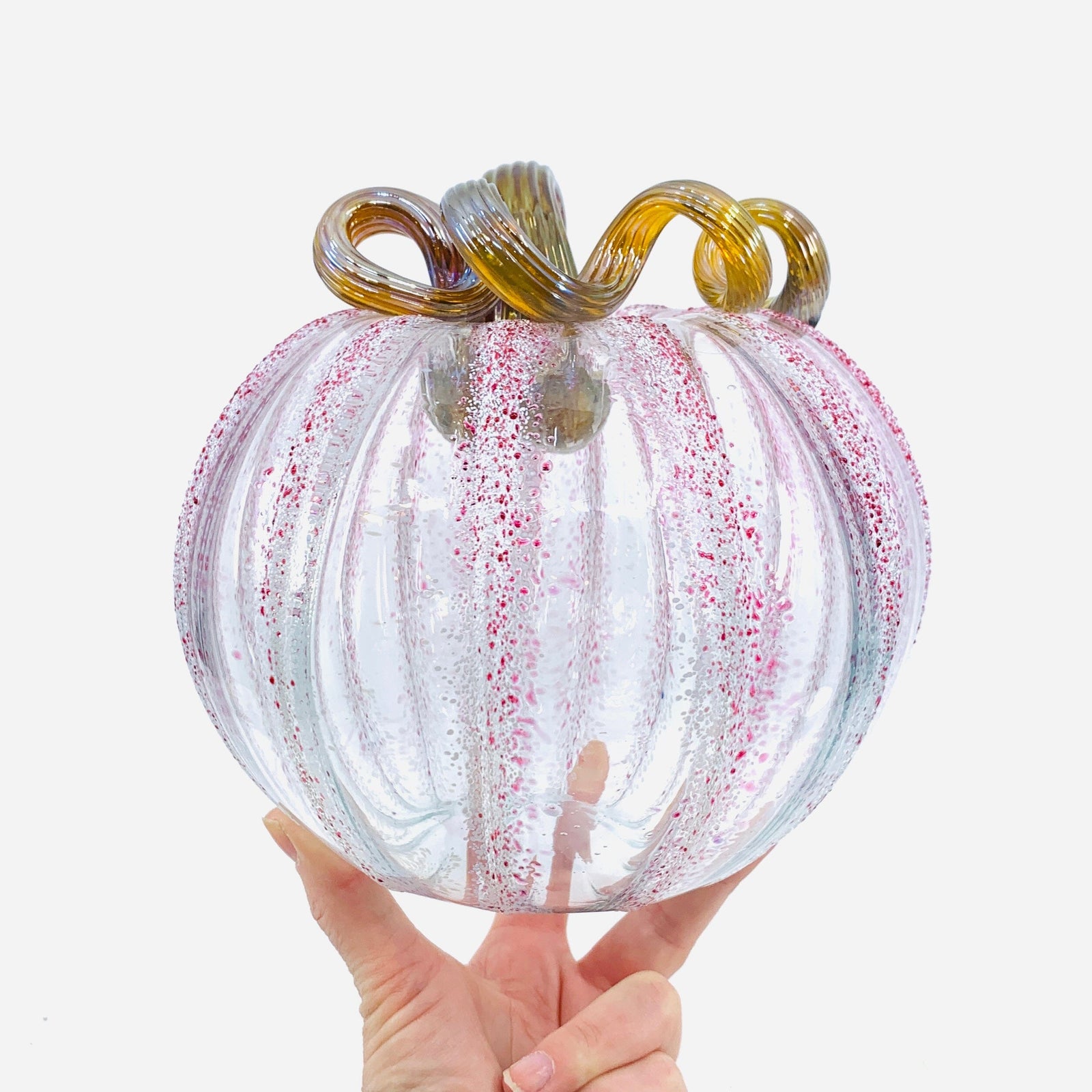 Daily Pumpkin 3326 Glinda Large Gabby Luke Adams Glass Blowing Studio 