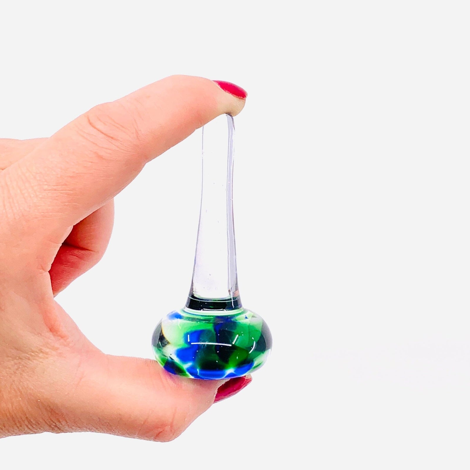 Artisan Glass Ring Holder, 19 Confetti Henrietta Glass 