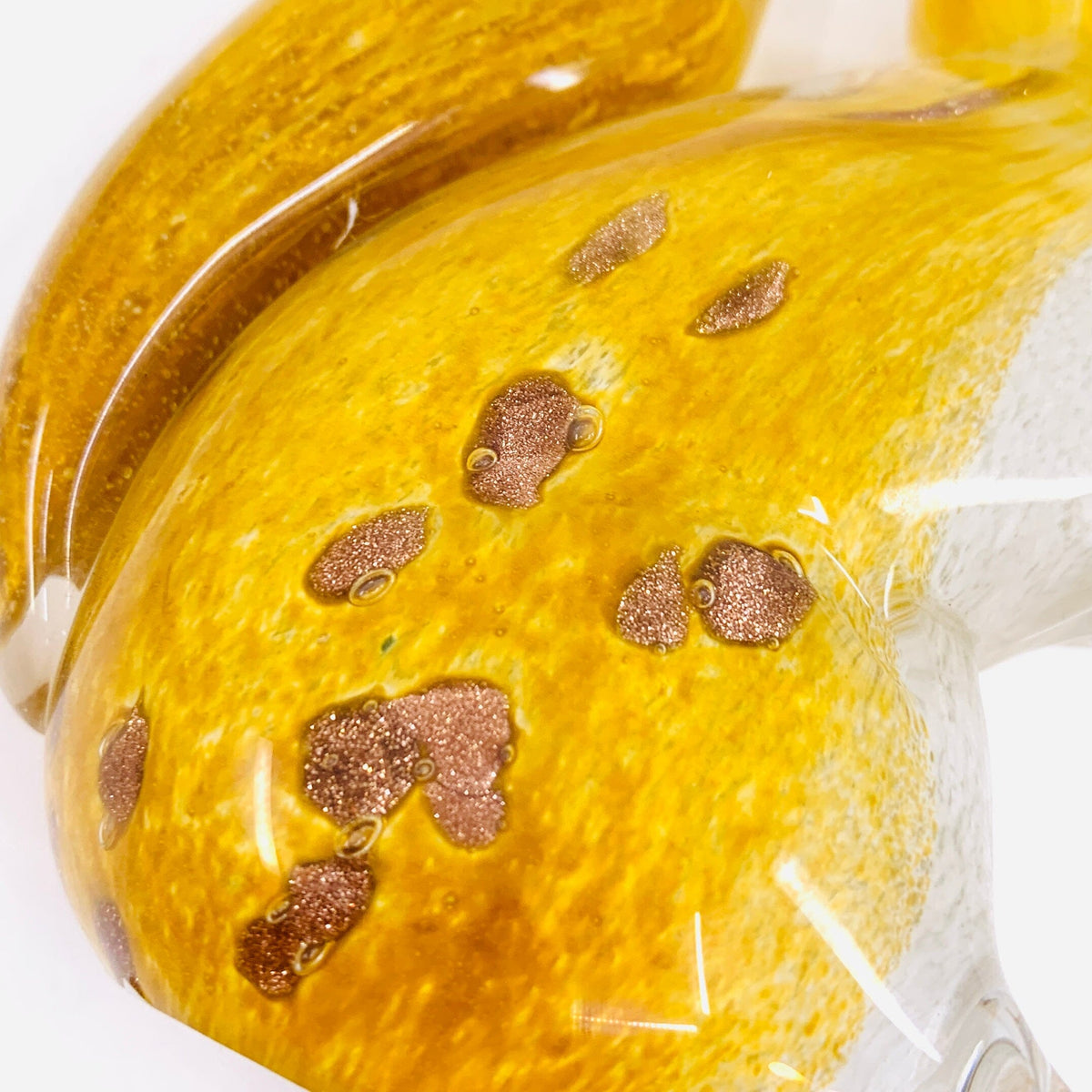 Glass Squirrel Paperweight Decor Chesapeake Bay 