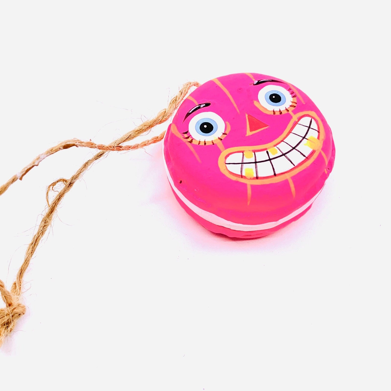 Fun Halloween Macaron Ornaments, Pink One Hundred 80 Degrees 