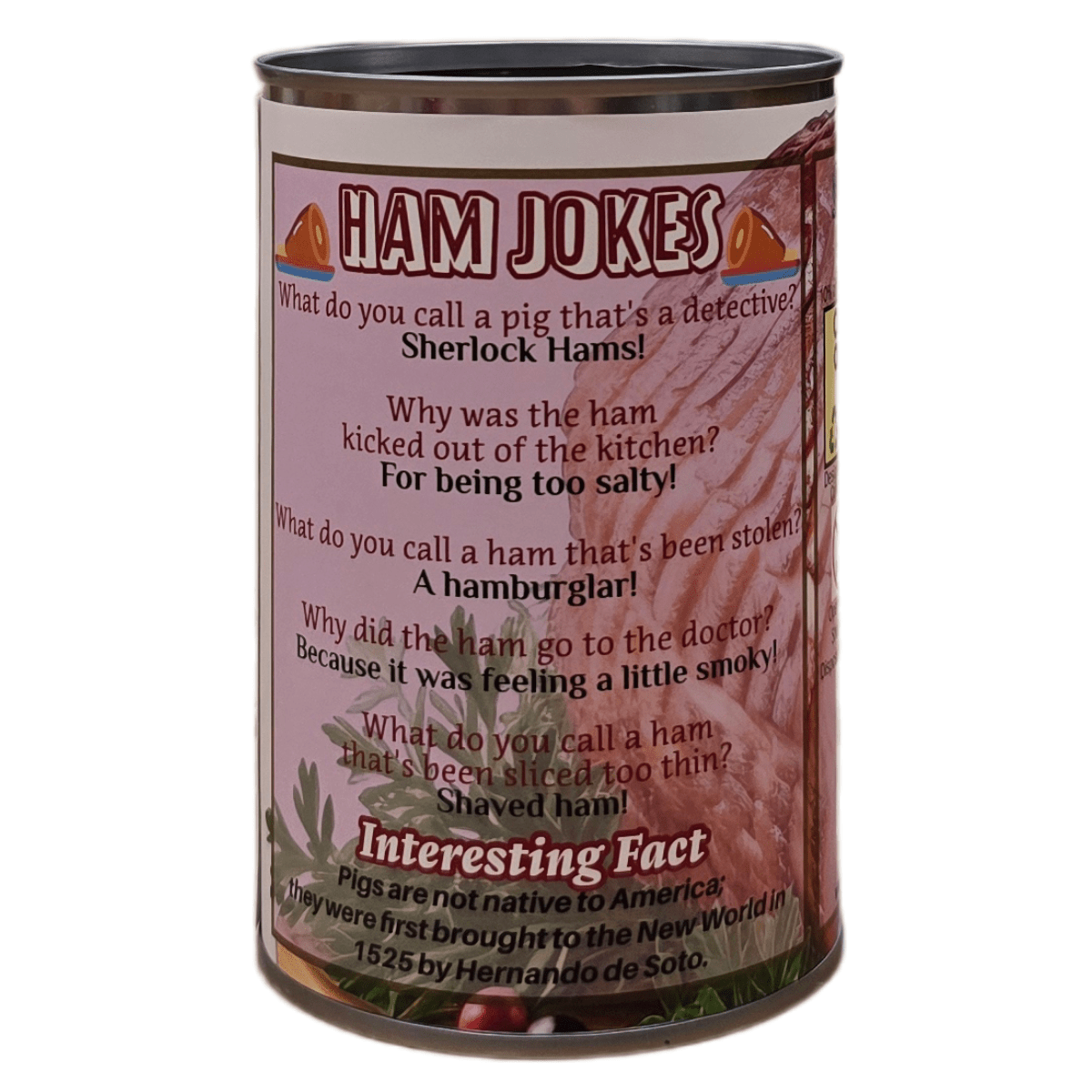 Stuffed Ham in a Can Canned Gifts 