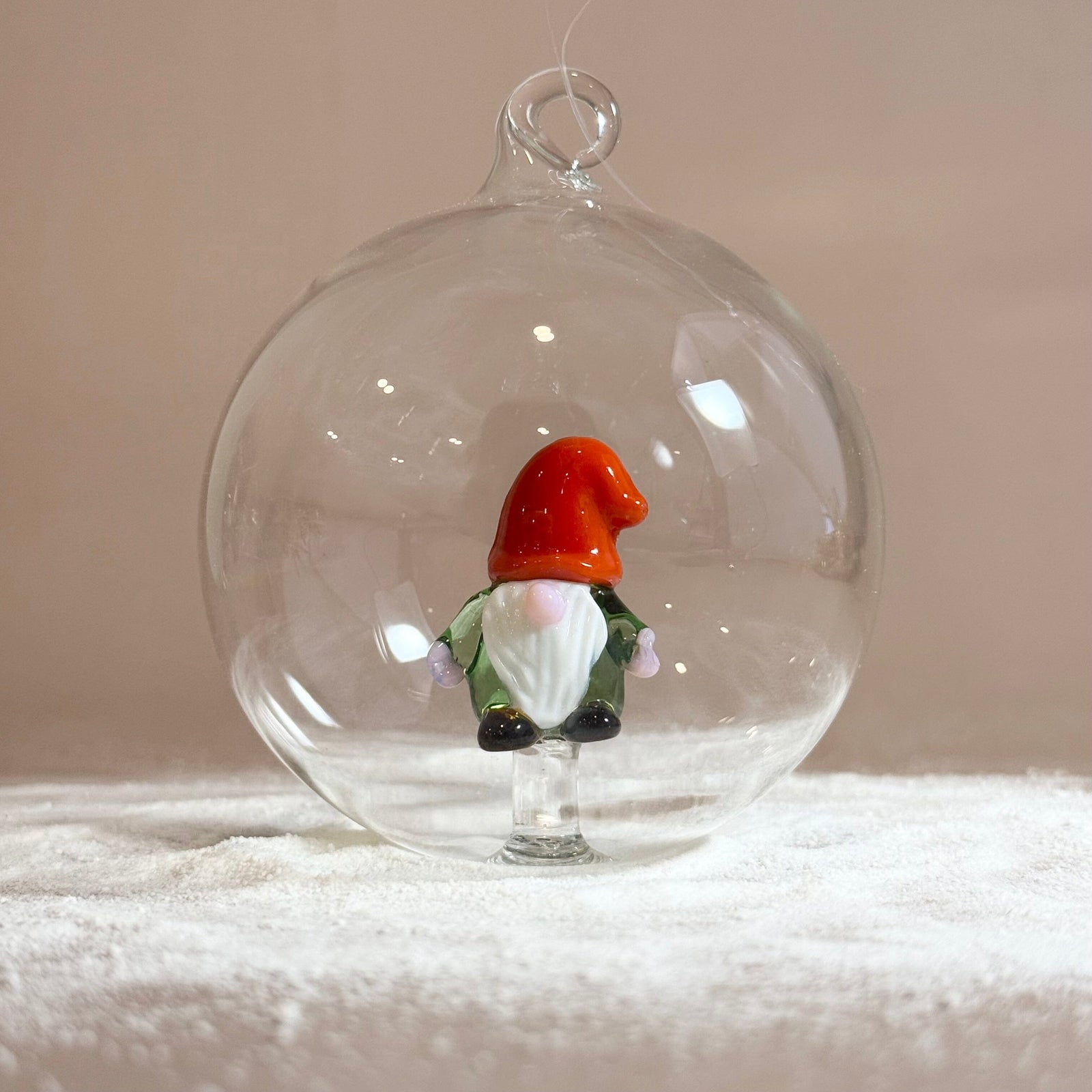 Glass Icon Ornament, Gnome ICHENDORF 