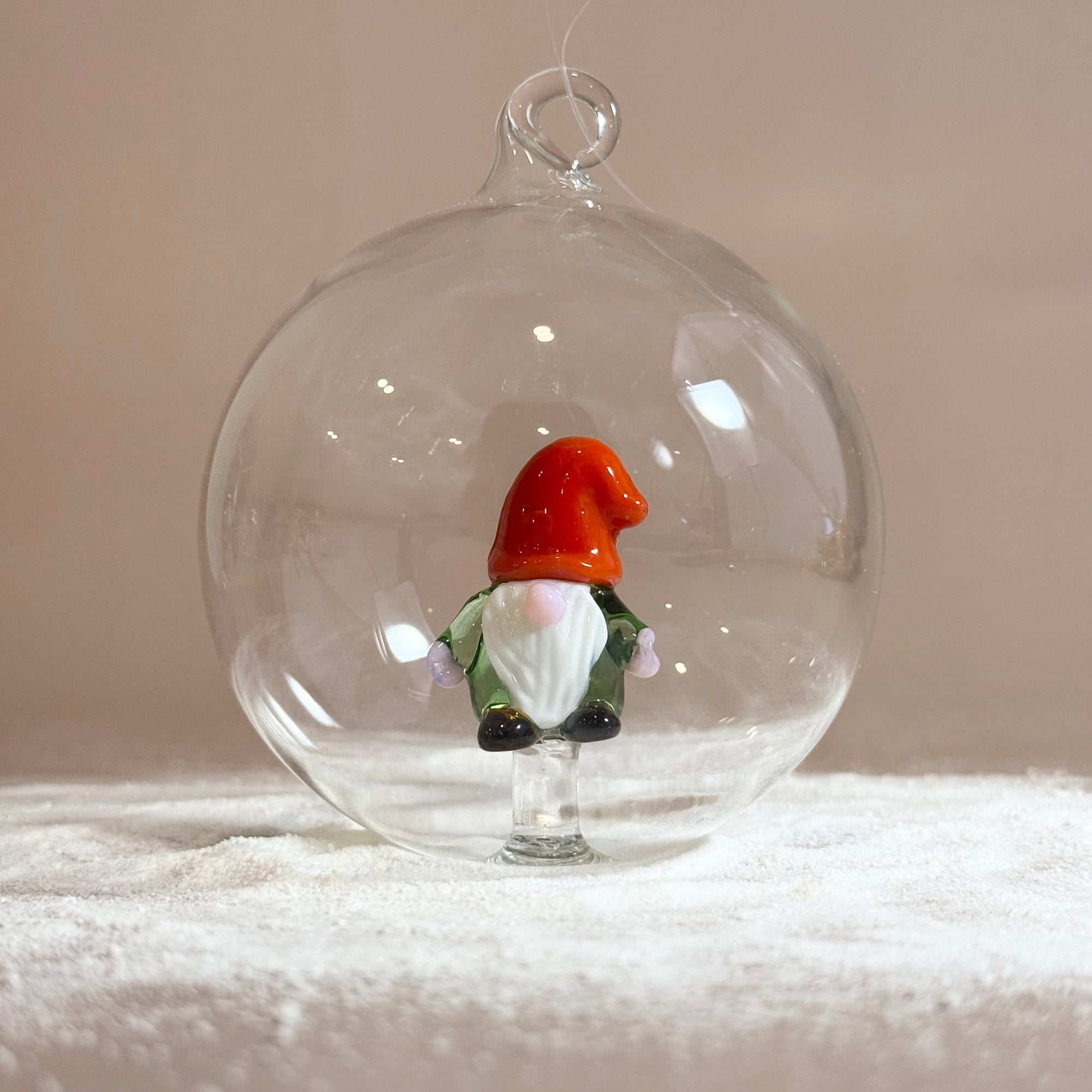 Glass Icon Ornament, Gnome ICHENDORF 