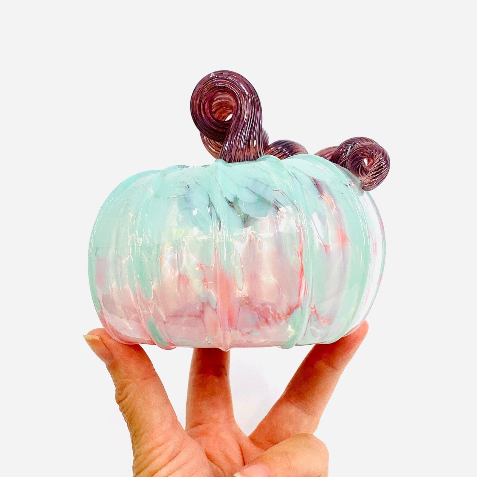 Daily Pumpkin 2794 Oops Squat Gabby Luke Adams Glass Blowing Studio 