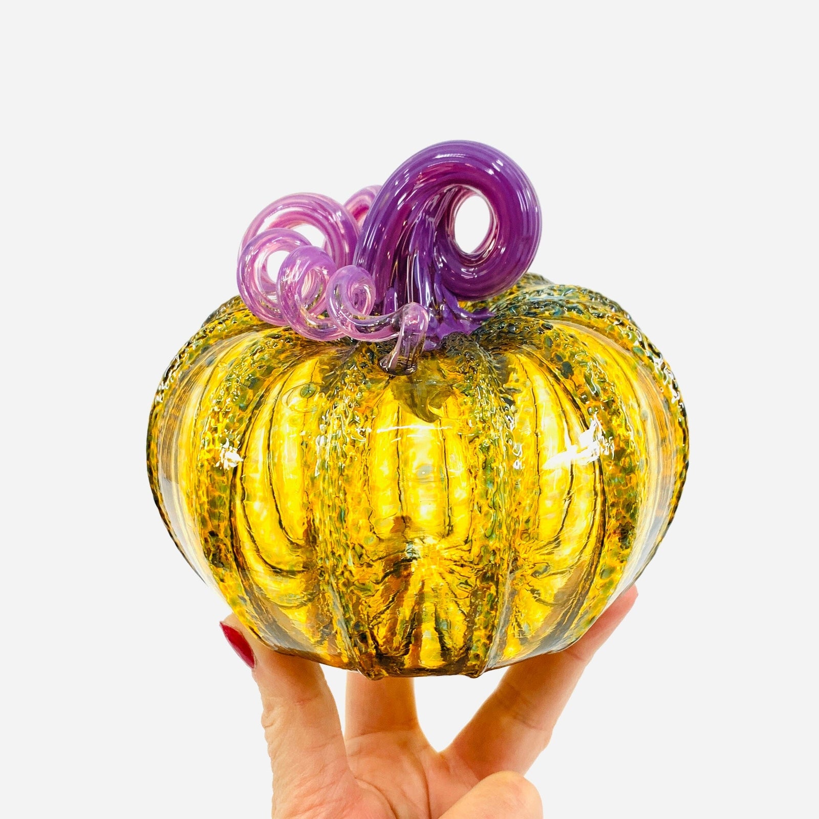 Daily Pumpkin 2602 Squat Gabby Luke Adams Glass Blowing Studio 