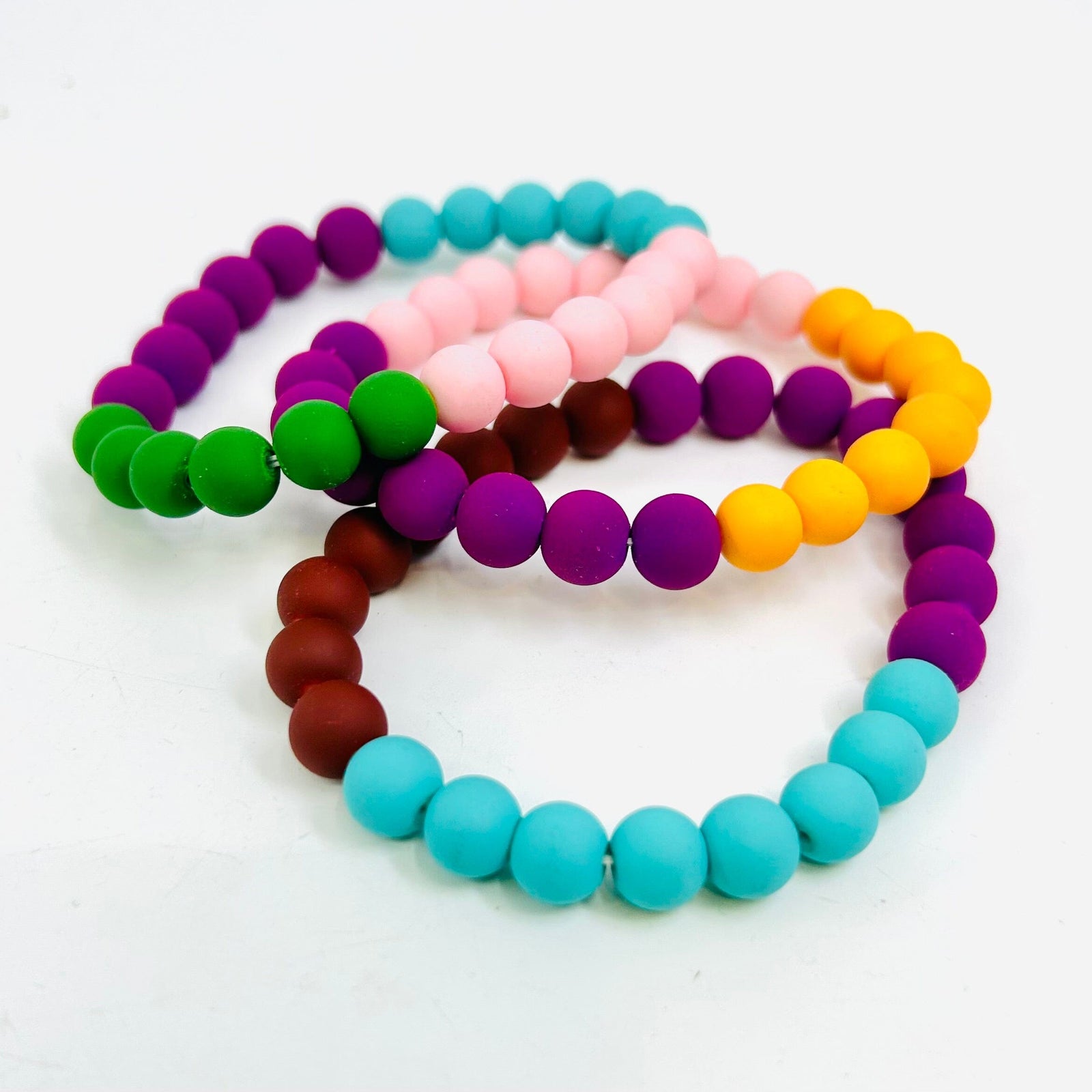 Color Pop Bead Bracelets Jewelry - 