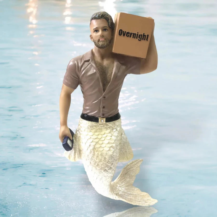 Big Package Merman Ornament December Diamonds 