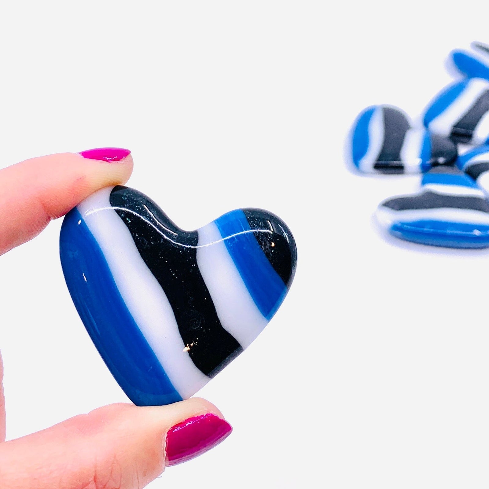 Sea Tide Fused Pocket Heart Miniature Jean 