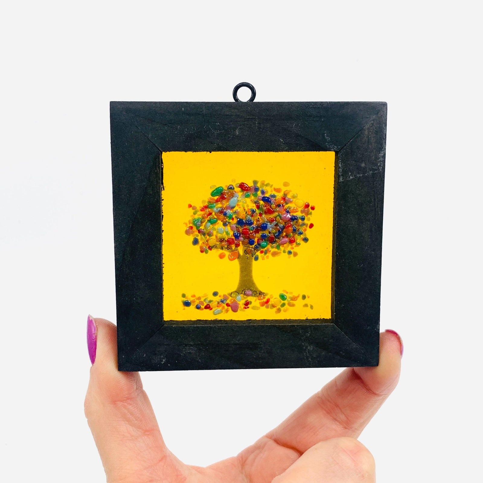 Fused Glass Tree of Life Shadow Box 23 Decor Glimmer Glass Gifts 