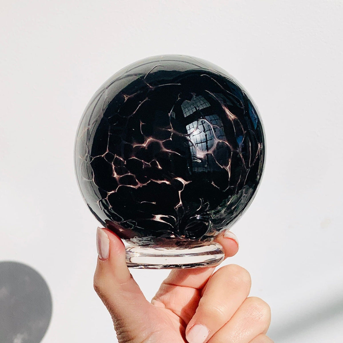 Good Fortune Ball Gabby Henrietta Glass Black 