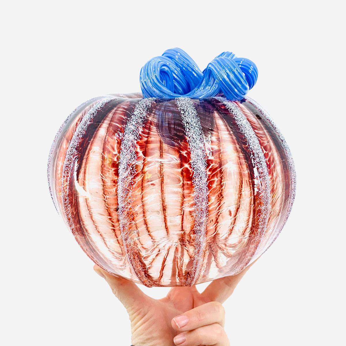Daily Pumpkin 498 Large Gabby Luke Adams Glass Blowing Studio 