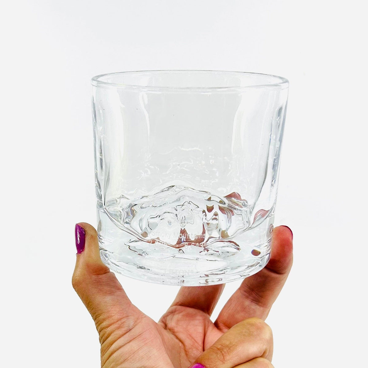 Smoky Mountain Whiskey Glass Set of 2 Decor DKK Brands 