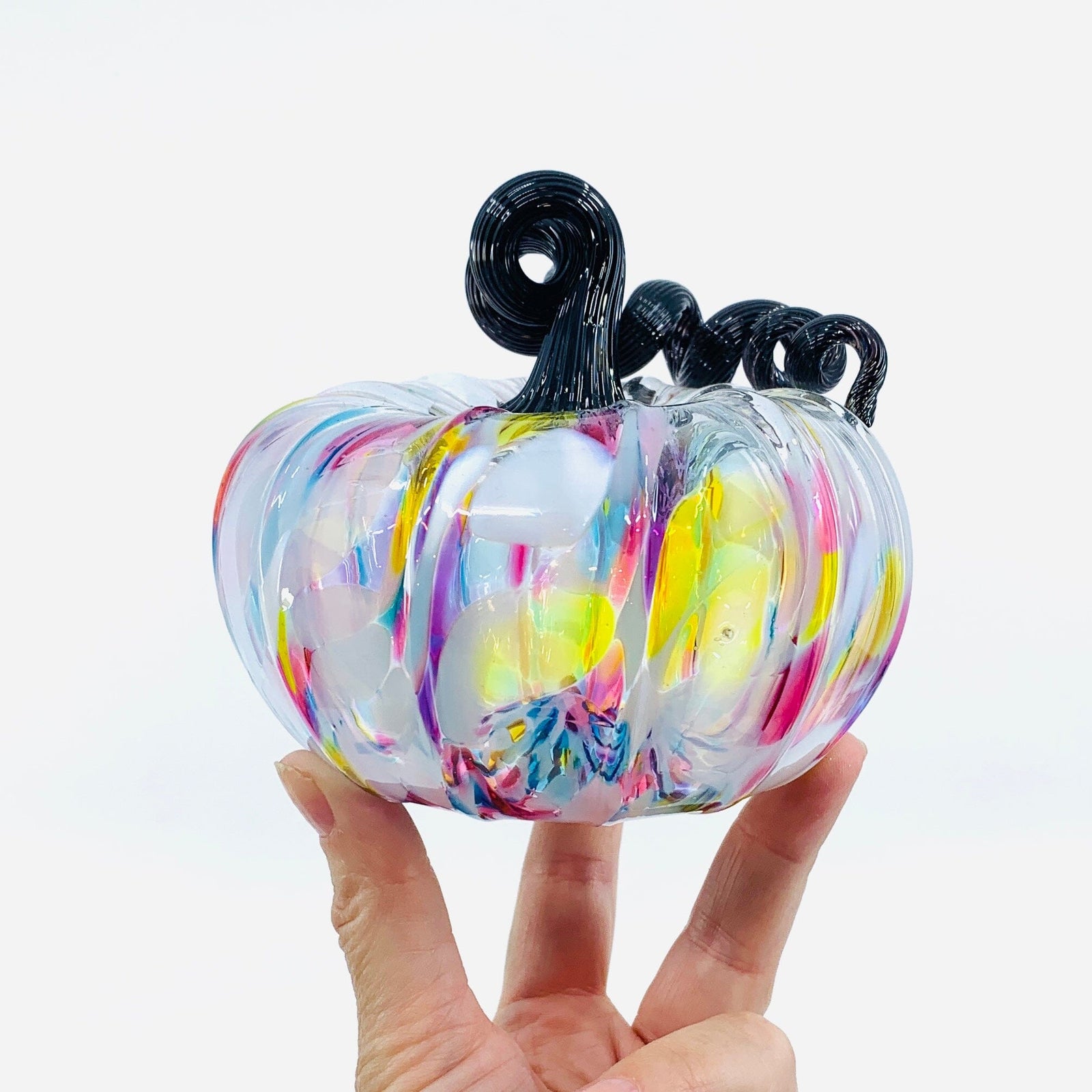 Daily Pumpkin 1443 Squat Gabby Luke Adams Glass Blowing Studio 