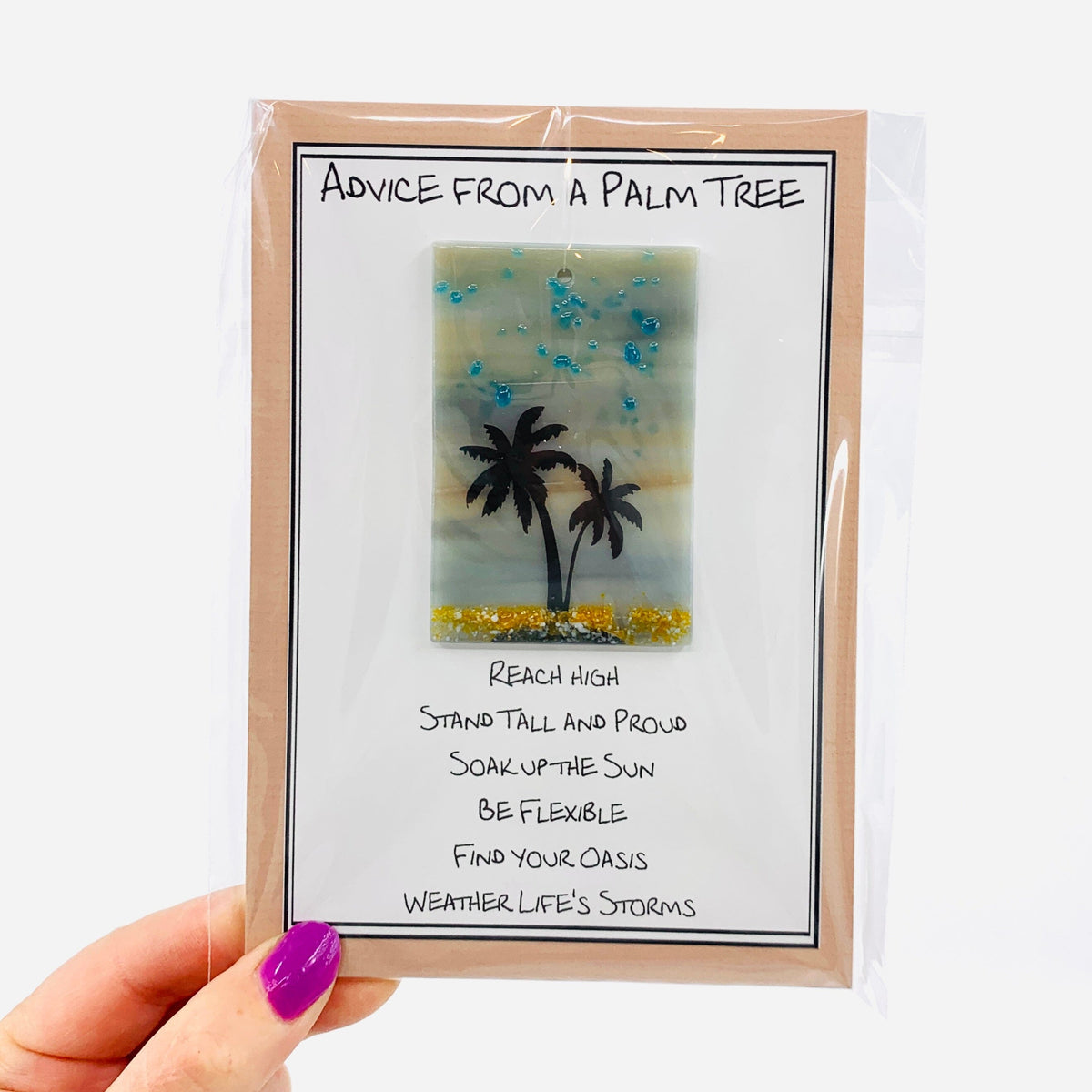 Fused Glass Advice From a Palm Tree 20 Decor Glimmer Glass Gifts 