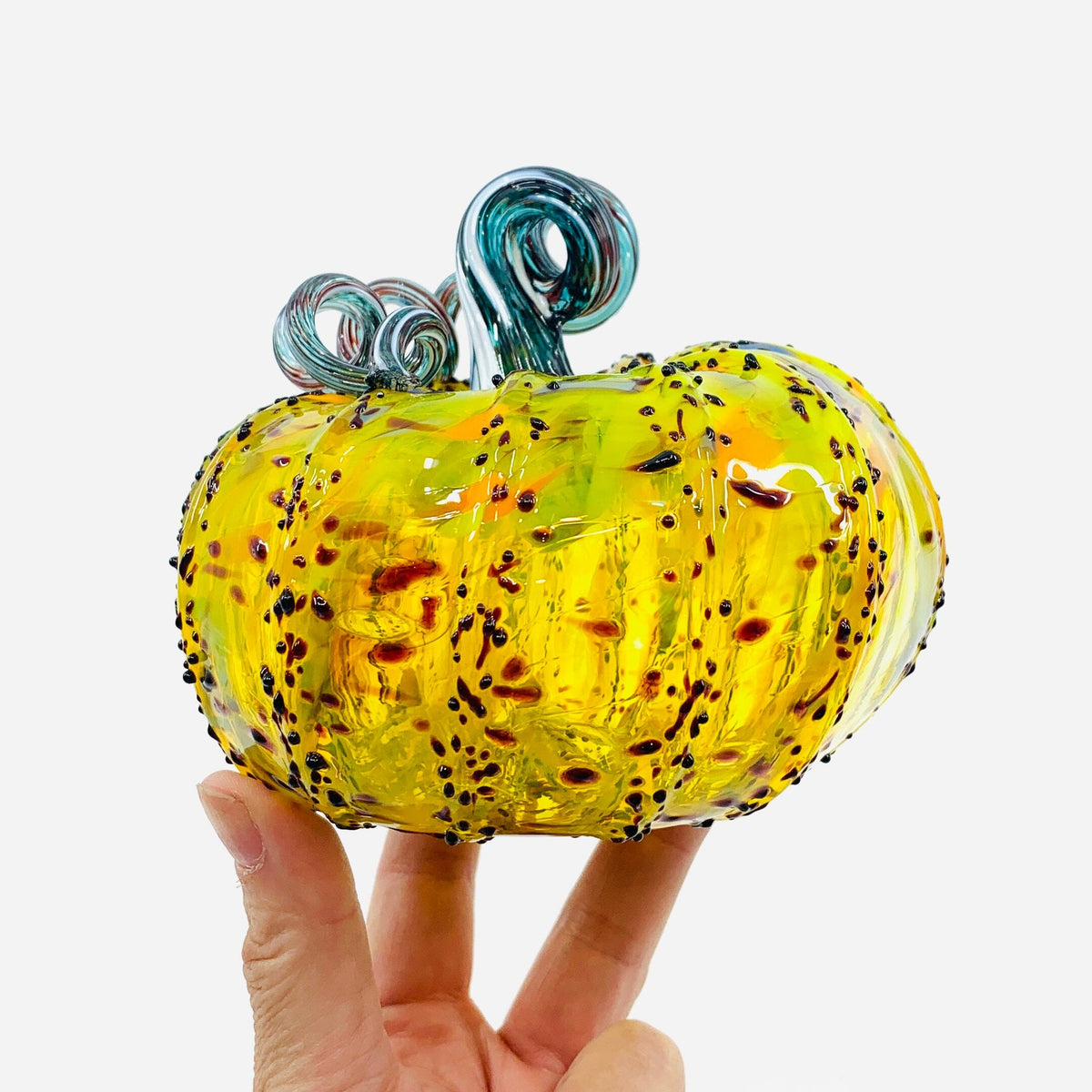 Daily Pumpkin 3541 Oops Squat Gabby Luke Adams Glass Blowing Studio 