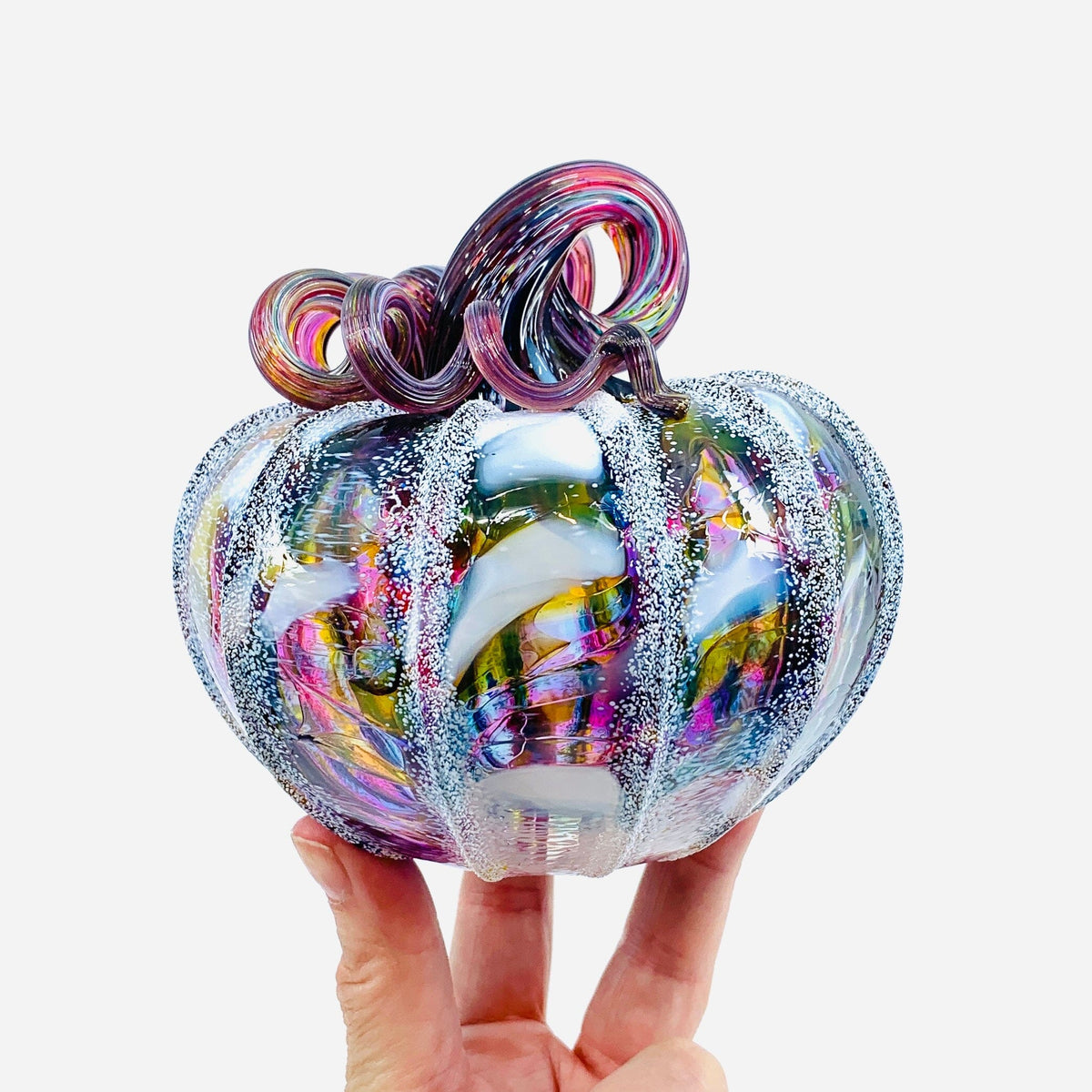 Daily Pumpkin 713 Squat Gabby Luke Adams Glass Blowing Studio 