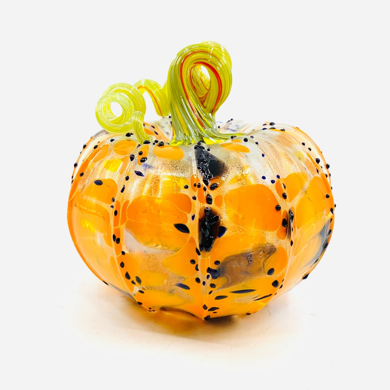 Daily Glow Pumpkin 876 Squat Daily Pumpkin Luke Adams Glass Blowing Studio 