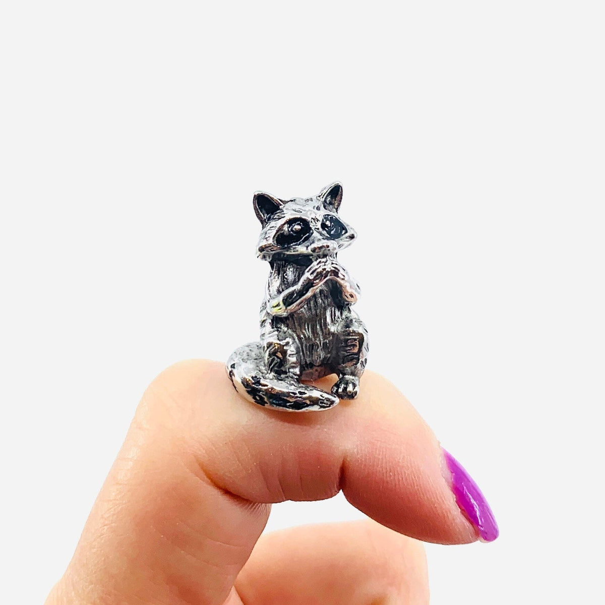 The Clever Racoon Charm - PT159 Miniature GANZ 