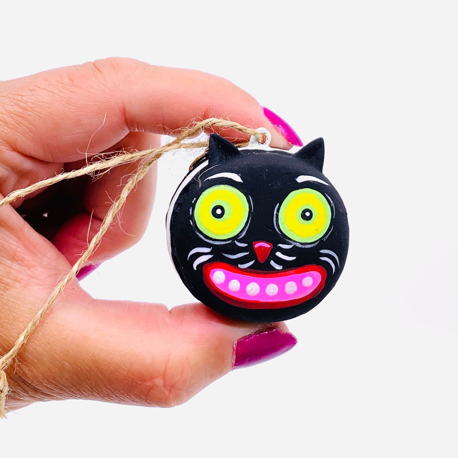 Fun Halloween Macaron Ornaments, Black One Hundred 80 Degrees 