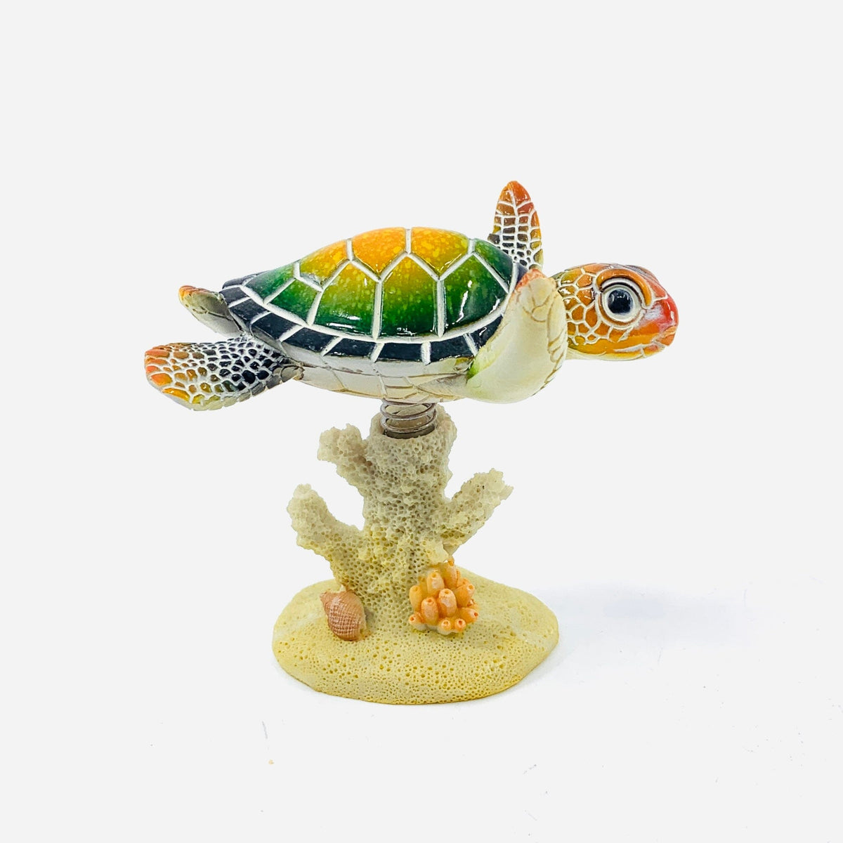 Green Sea Turtle Bobble-Head Décor