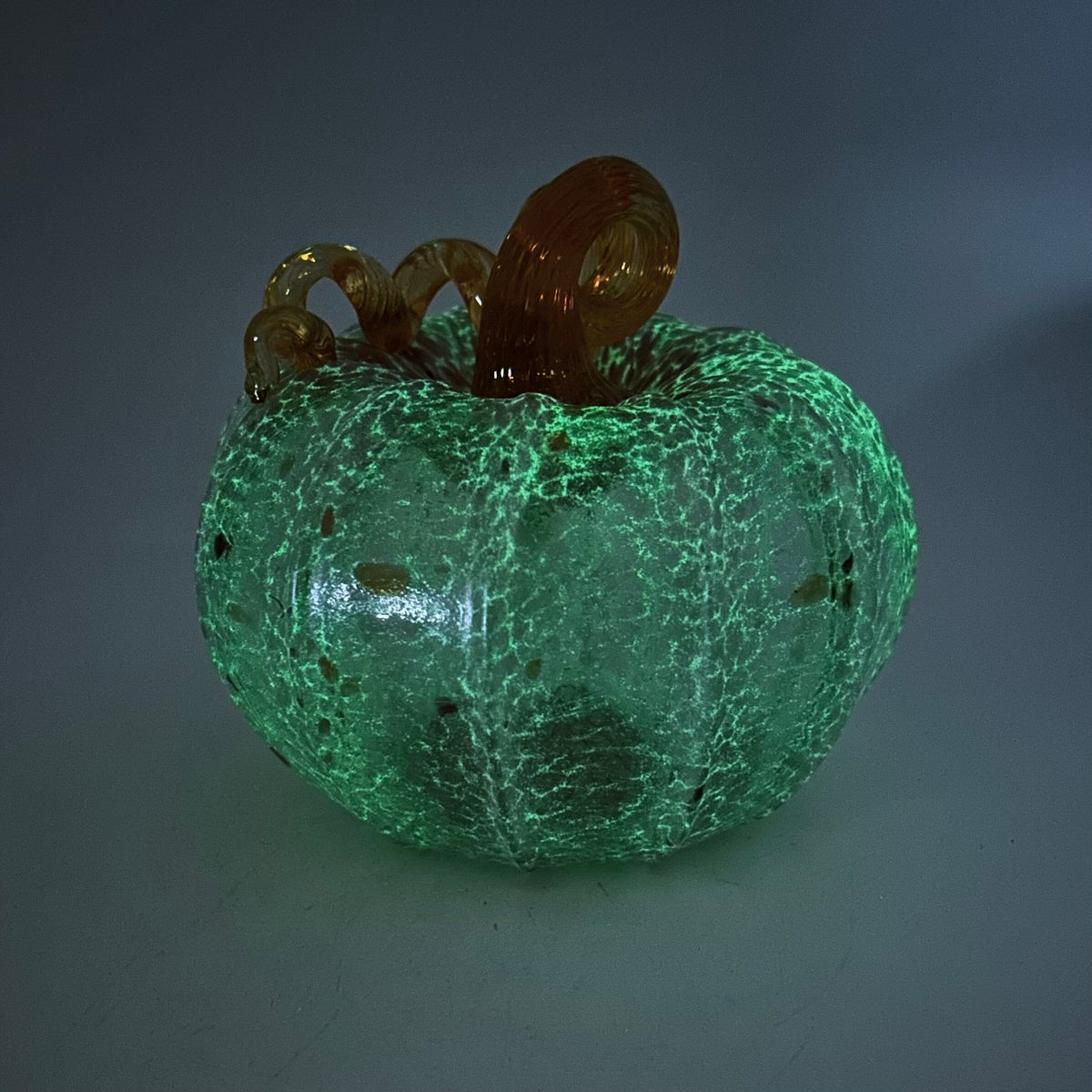 Daily Glow Pumpkin 519 Fall Squat Daily Pumpkin Luke Adams Glass Blowing Studio 