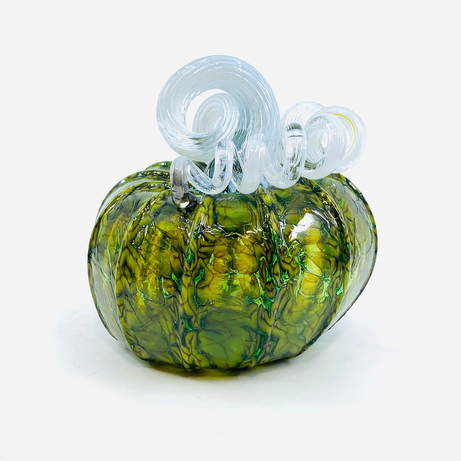 Daily Pumpkin 851 “Oops” Squat Gabby Luke Adams Glass Blowing Studio 
