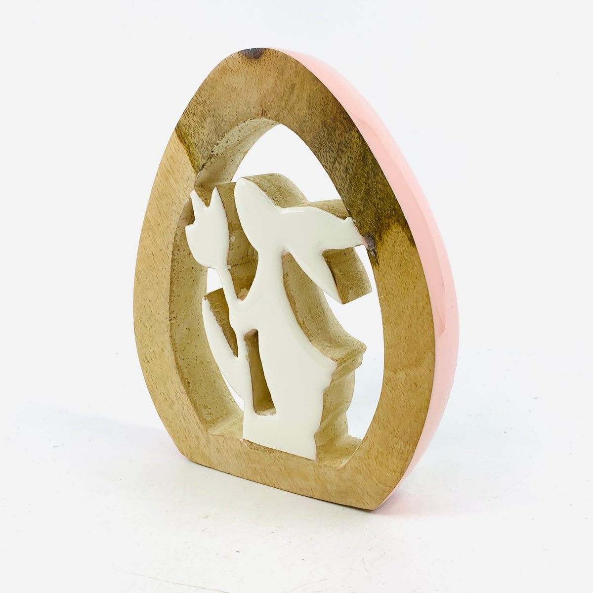 Wooden Enamel Easter Bunny Décor KEL-TOY 