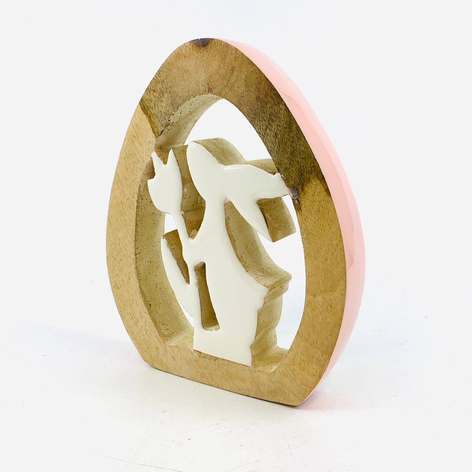 Wooden Enamel Easter Bunny Décor KEL-TOY 