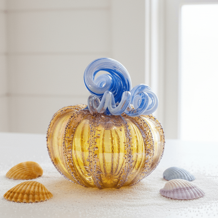 Daily Pumpkin 1005 Squat Gabby Luke Adams Glass Blowing Studio 