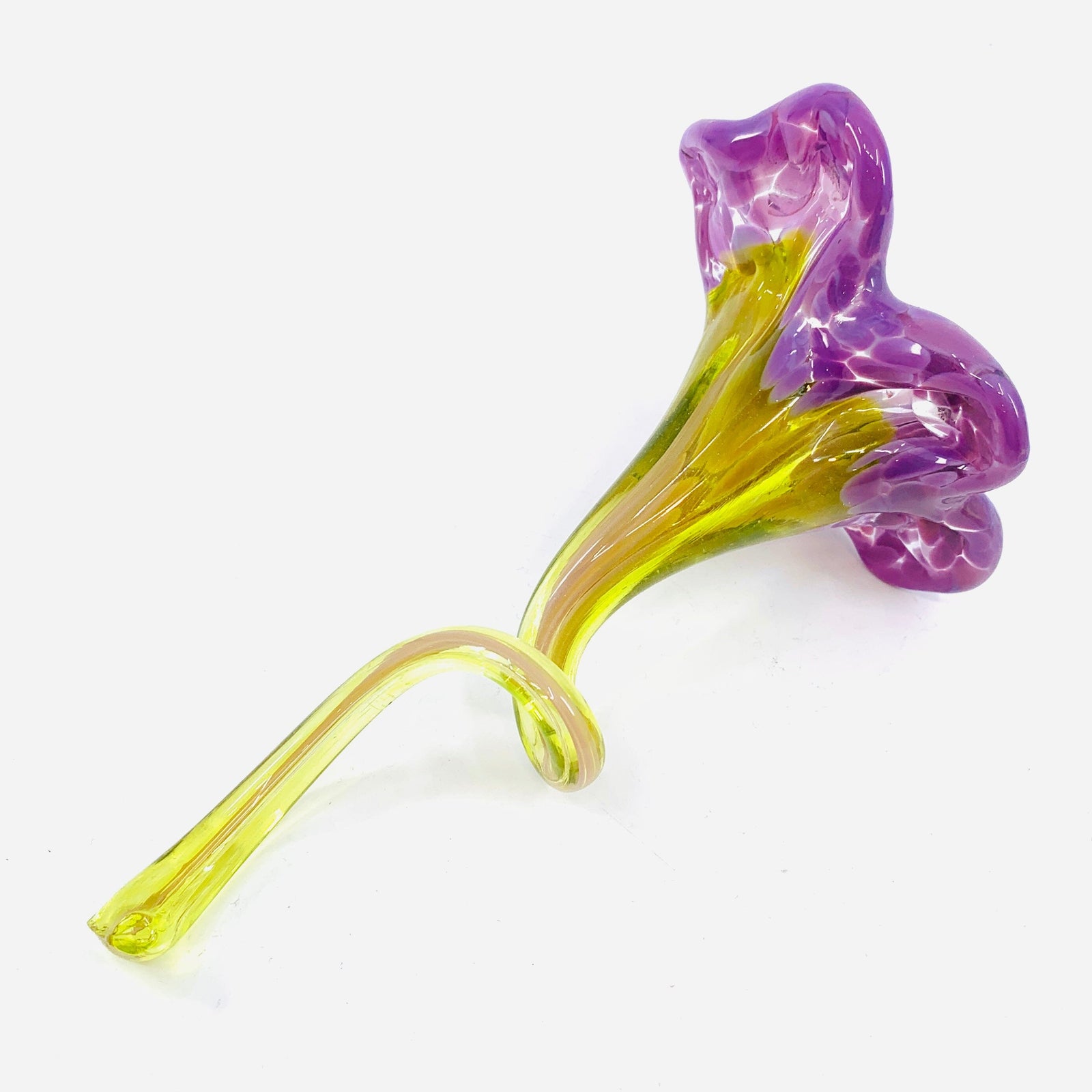 Pulled Glass Flower 14 Decor Luke Adams Glass Blowing Studio 