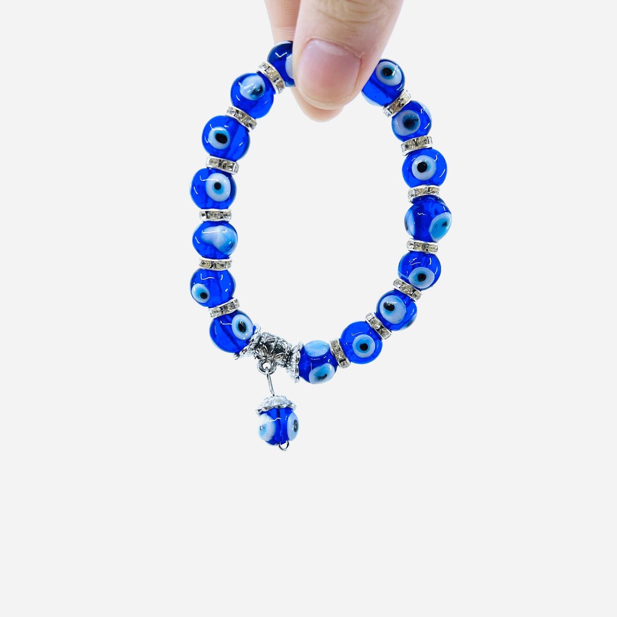 Evil Eye Dangle Glass Bead Bracelets Jewelry Kafthan 8 Blue Eye 
