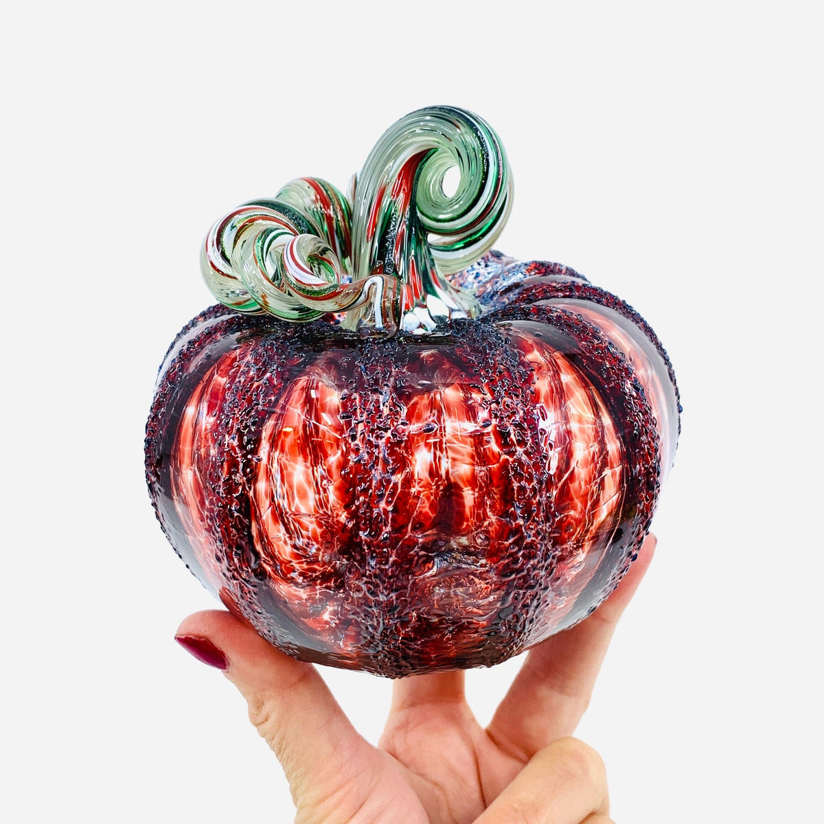 Daily Pumpkin 2122 Holiday Squat Gabby Luke Adams Glass Blowing Studio 