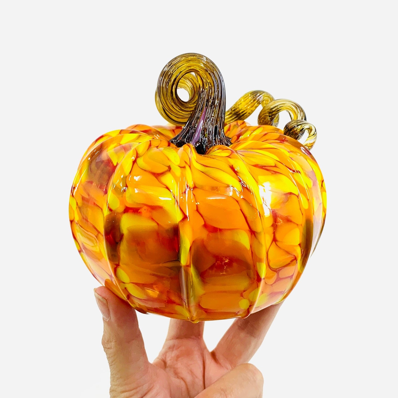 Daily Pumpkin 2750 Squat Gabby Luke Adams Glass Blowing Studio 