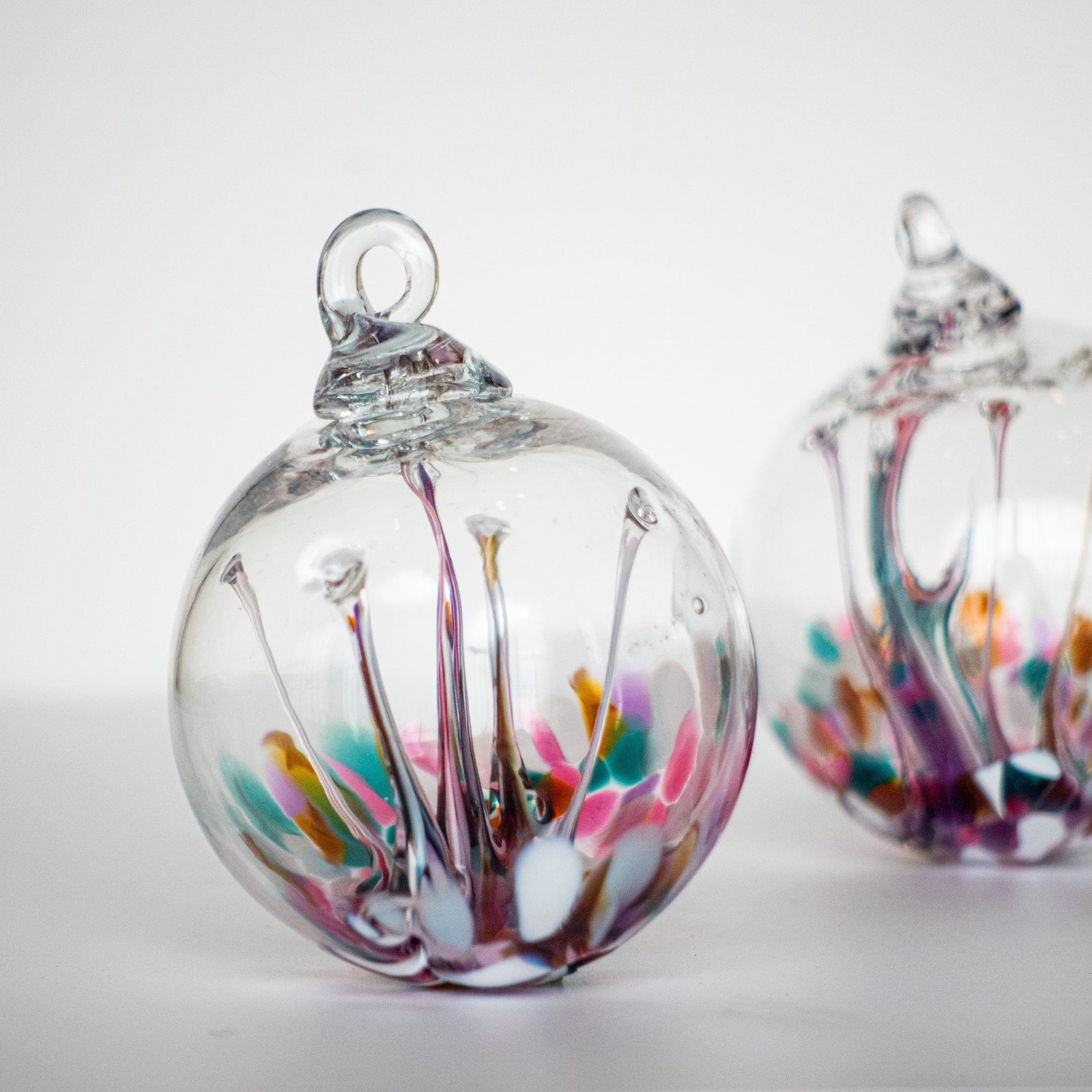 Wish Ball Ornament, Wildflower Wish Ball Luke Adams Glass Blowing Studio 