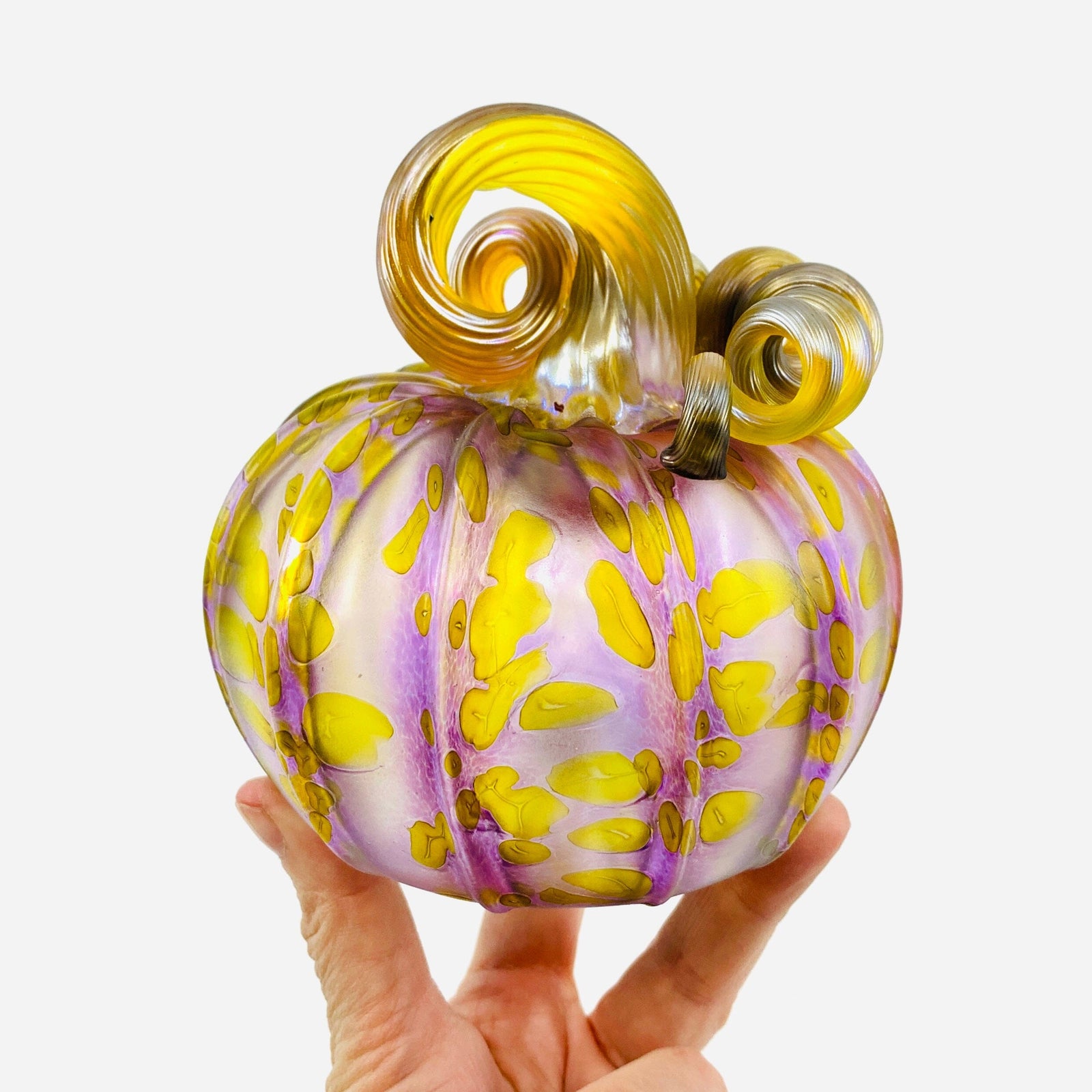 Daily Pumpkin 482 Matte Squat Gabby Luke Adams Glass Blowing Studio 