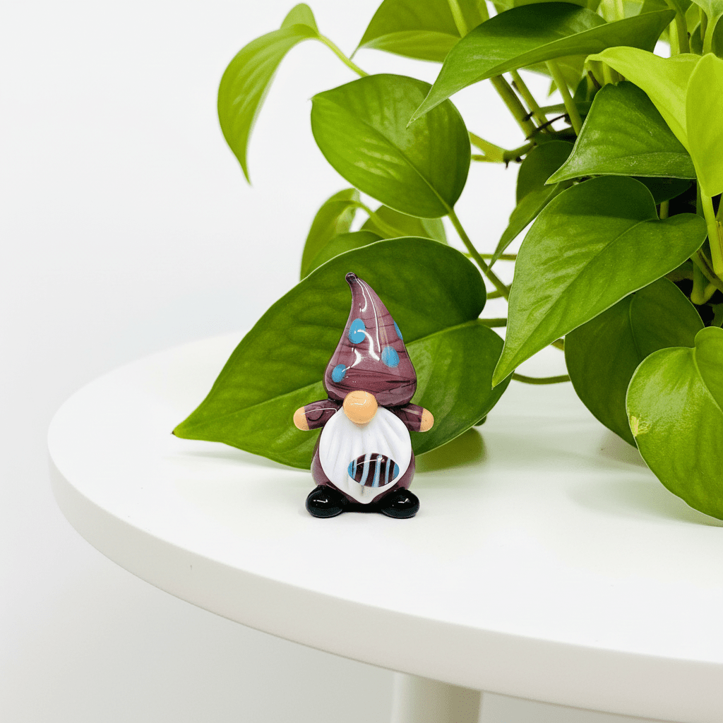 Glass Easter Gnome Miniature Alex 