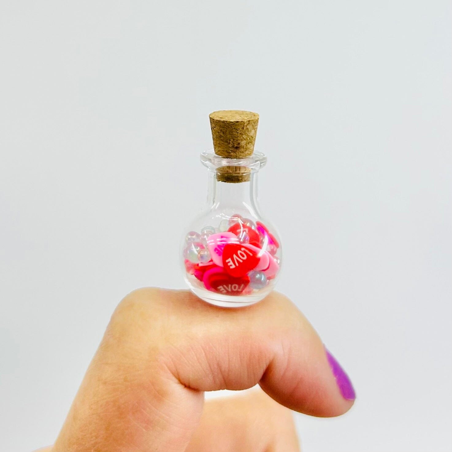 Tiny Potion Bottle, Love Spell Miniature - 