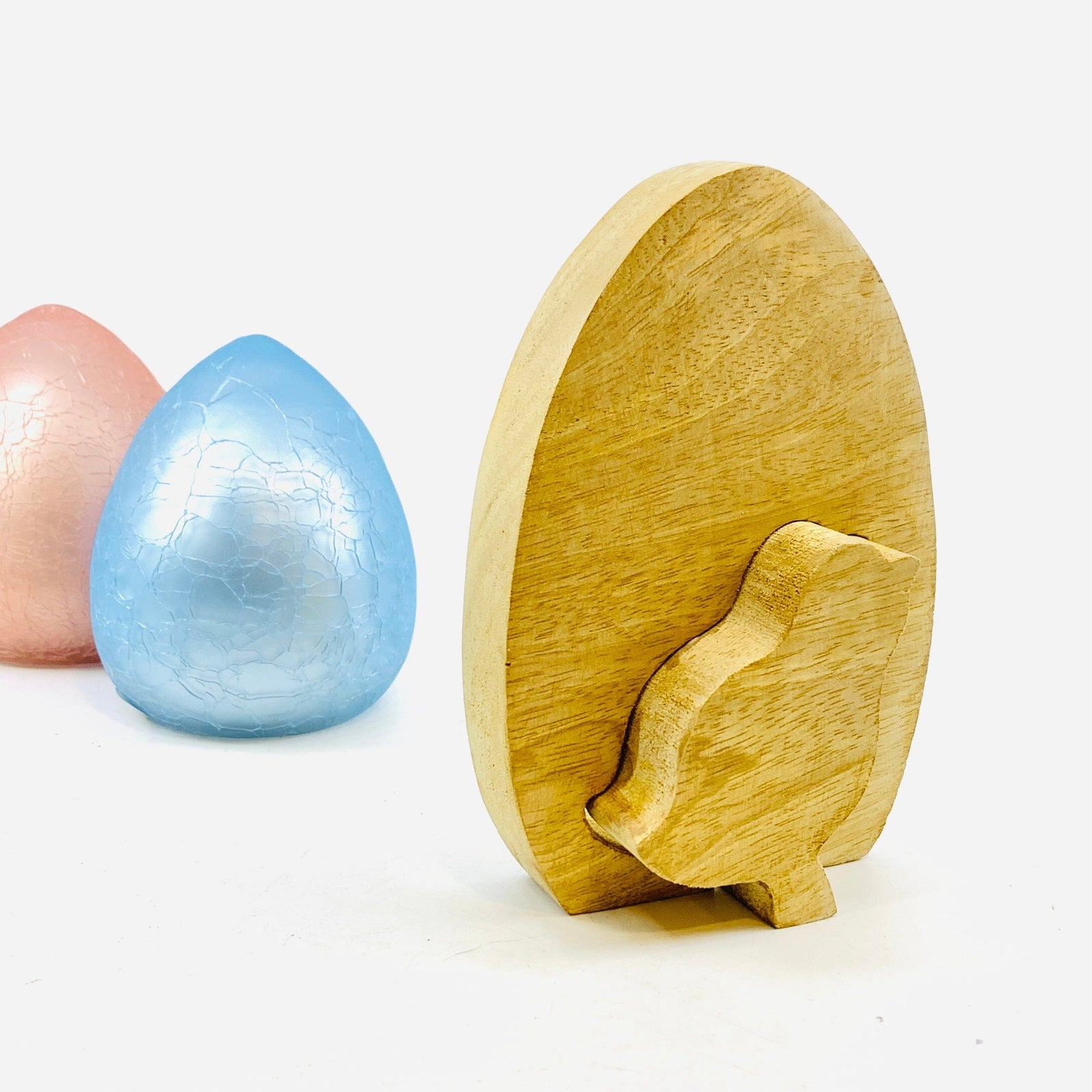 Wooden Enamel Easter Chick Décor KEL-TOY 