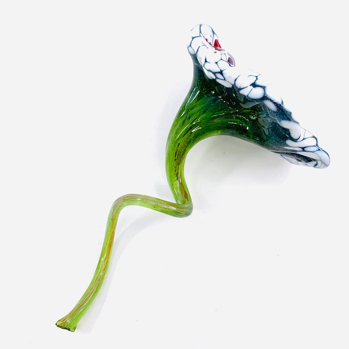 Pulled Glass Flower 3 Decor Luke Adams Glass Blowing Studio 