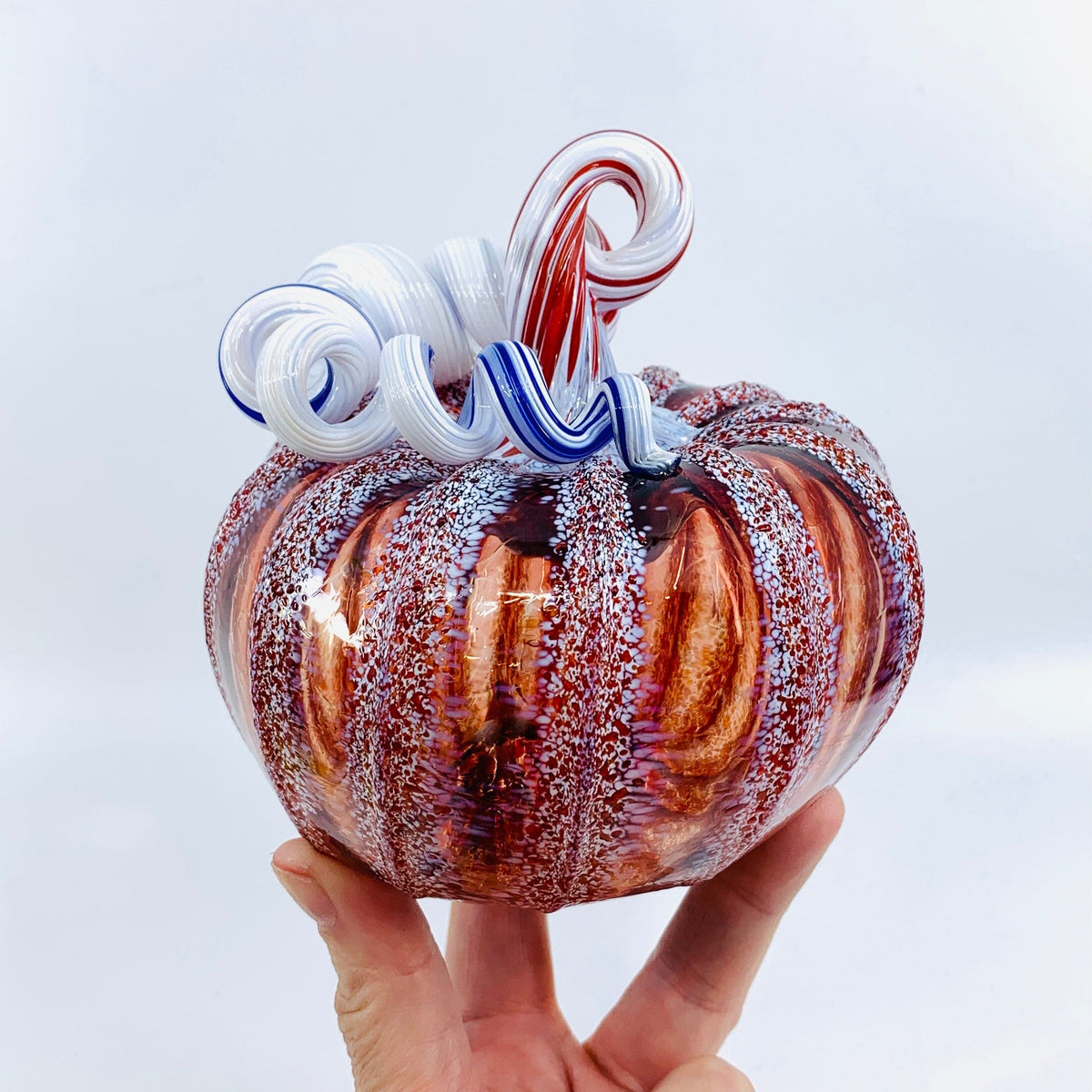 Daily Pumpkin 327 American Squat Gabby Luke Adams Glass Blowing Studio 