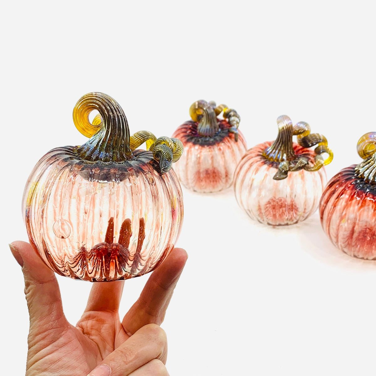 Daily Pumpkin 1534 Oops Mini Gabby Luke Adams Glass Blowing Studio 