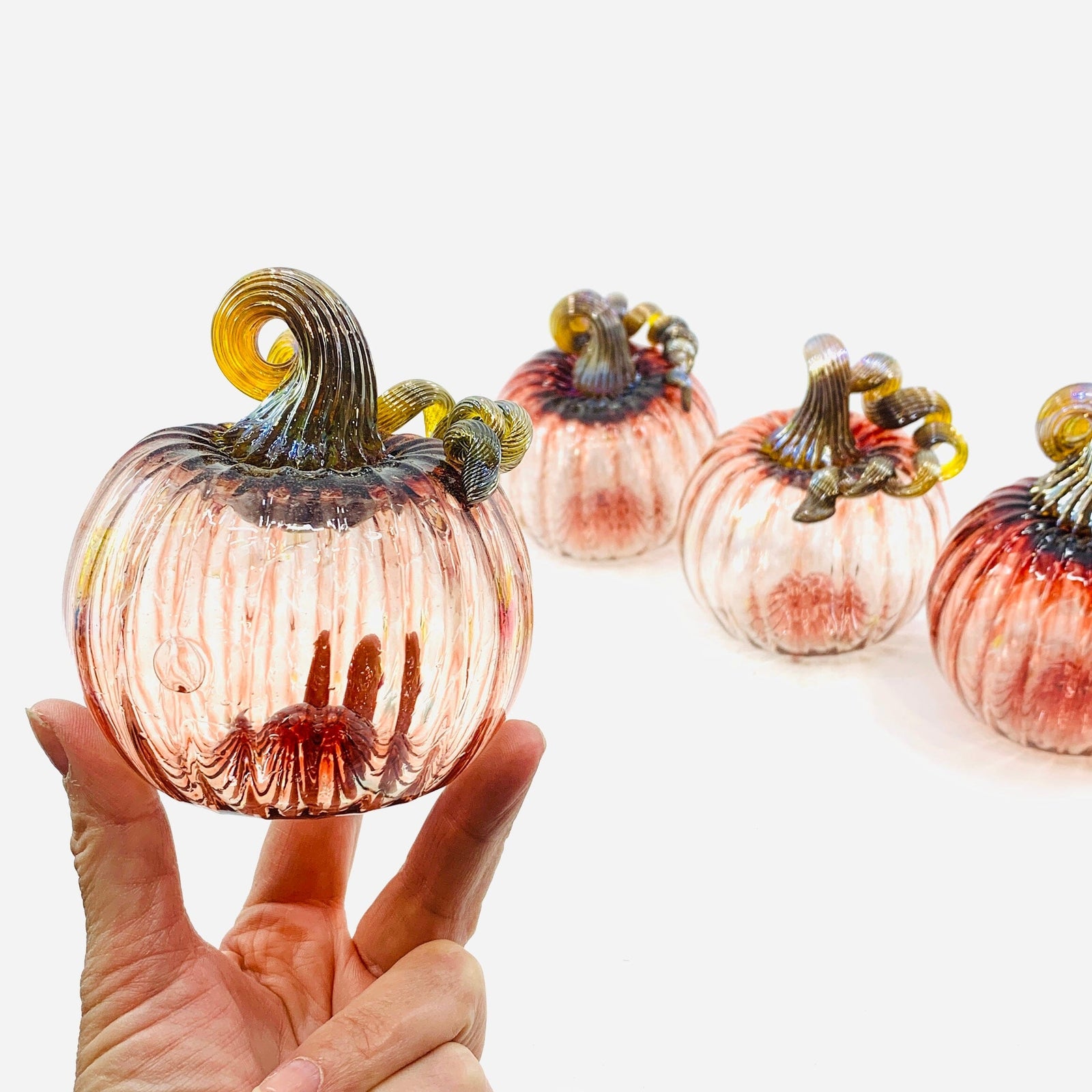 Daily Pumpkin 1534 Oops Mini Gabby Luke Adams Glass Blowing Studio 