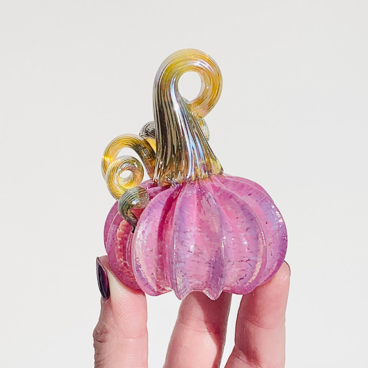 Daily Pumpkin 842 “Breast Cancer Awareness” Mini Paperweight
