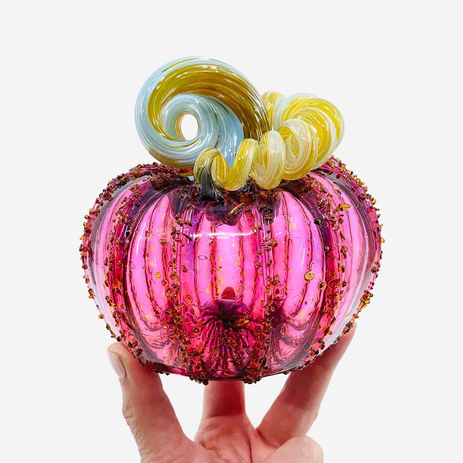 Daily Pumpkin 779 Squat Gabby Luke Adams Glass Blowing Studio 