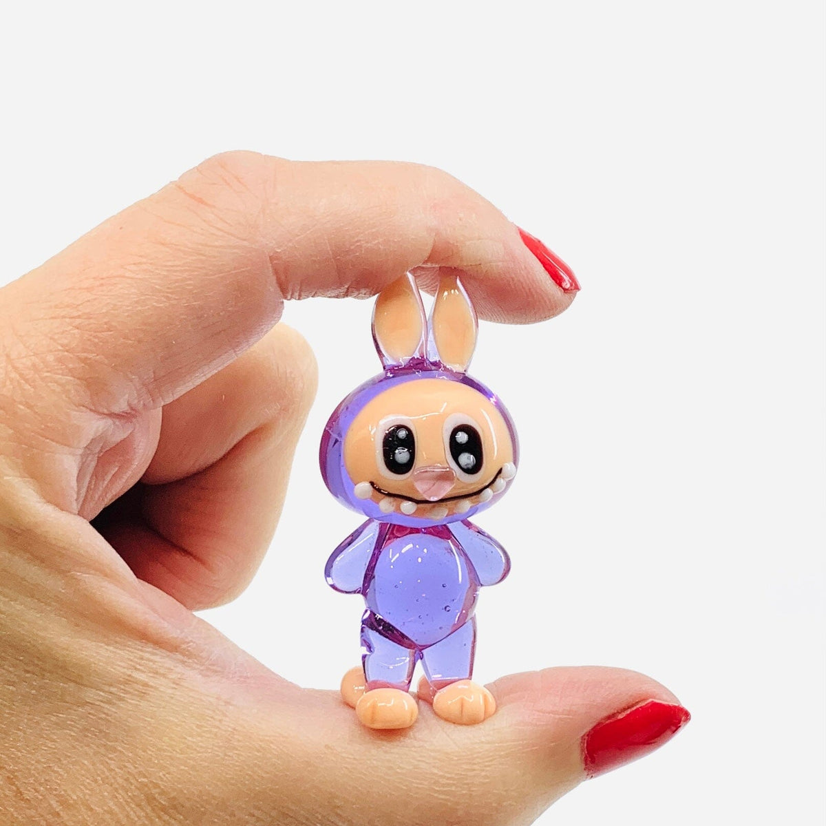 Glass Labubu Monsters, Purple Alex 