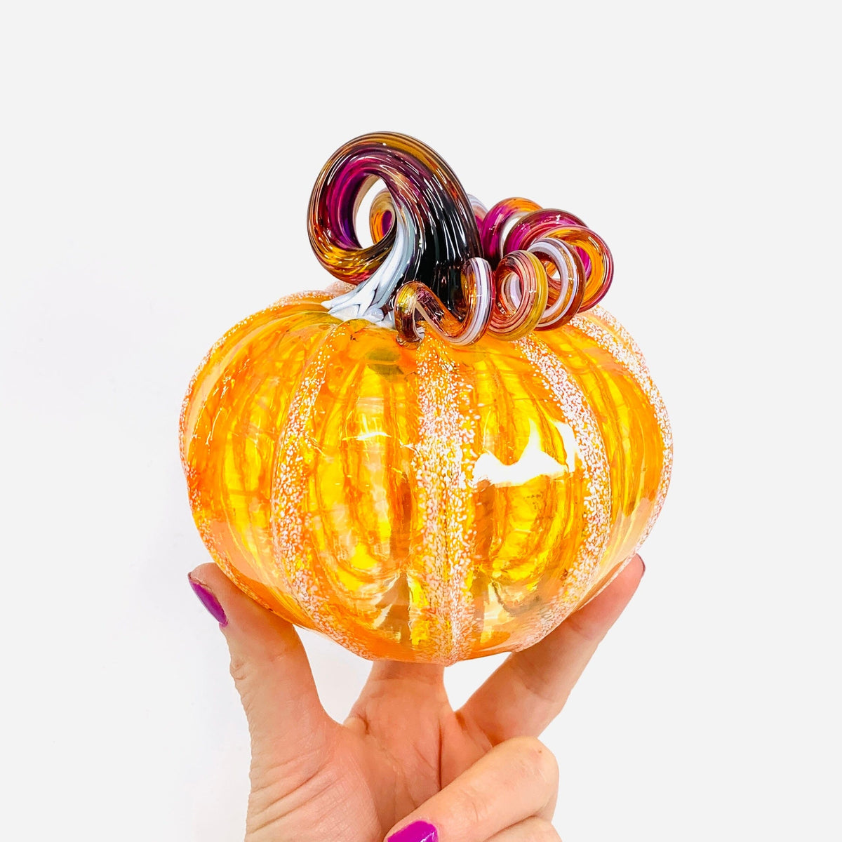 Daily Pumpkin 3040 Squat Gabby Luke Adams Glass Blowing Studio 