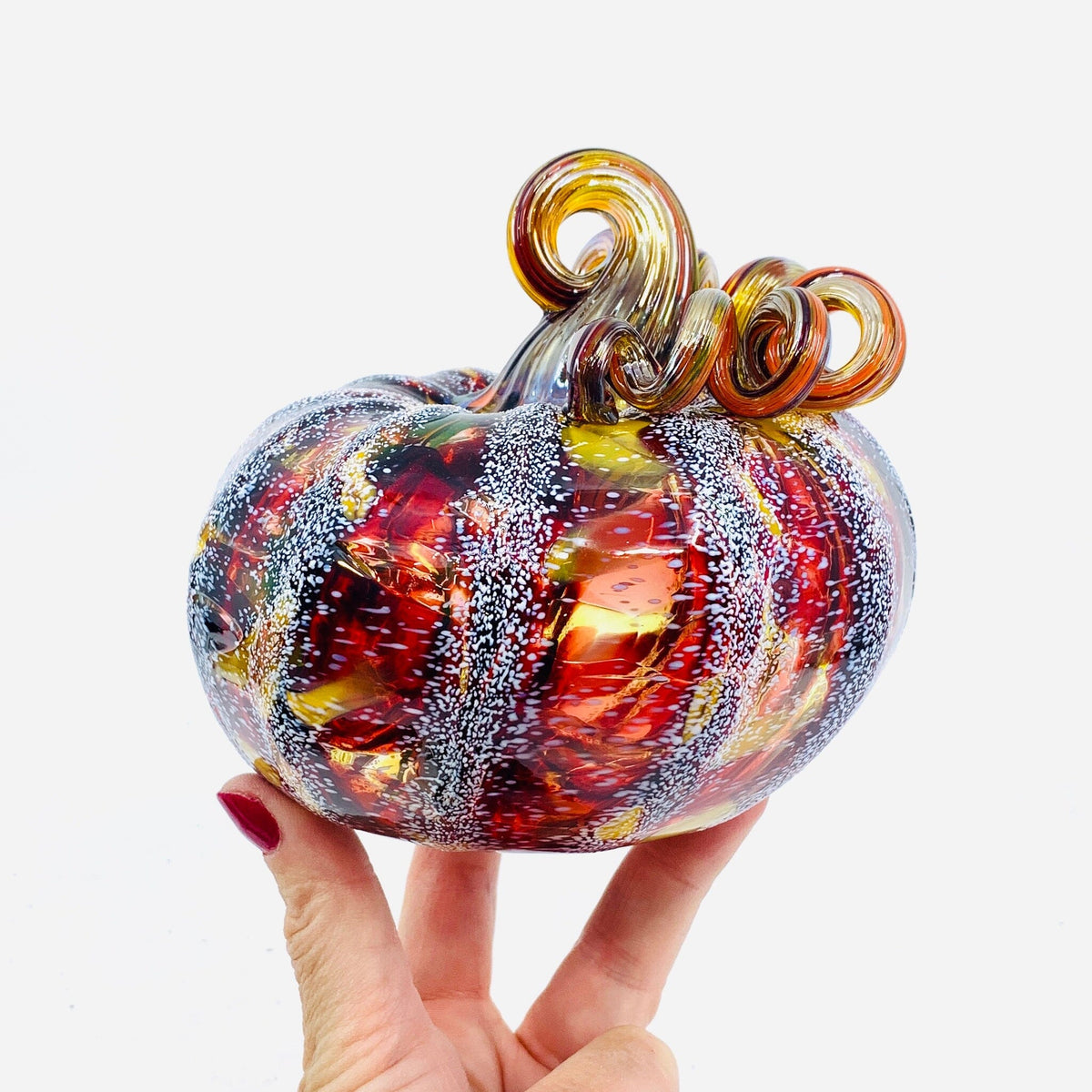 Daily Pumpkin 1963 “Practice” Squat Gabby Luke Adams Glass Blowing Studio 